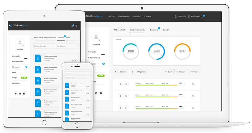 wesharebonds, investissement participatif